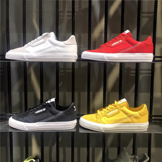 阿迪达斯 （adidas）三叶草情侣运动休闲帆布板鞋 EF3520 EF3523 EF3524 EF3525 EF3523 36