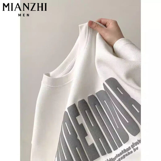 Cotton American Heavyweight Letter kurzärmeliges T-Shirt für Männer im Sommer 2025 Neue Modemarken-Männer losen High-End-High-Punkte-halbärmeligen 1483 Schwarz [hohe Qualität 15] XL120-140jin [Jin gleich 0,5 kg] Alle Größe