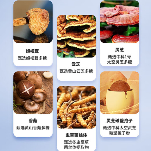 中科爱特胶囊 免疫调节抗突变复合多糖破壁灵芝孢子粉 虫草提取物送礼 100粒/盒*2礼盒装