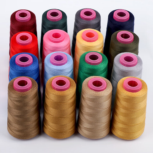 
203 Jeans thread special sewing thick thread 3 strands household hand sewing clothes thread canvas thread denim thread pagoda thread roll white 701