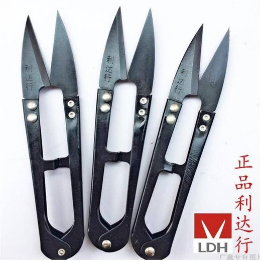 Ciseaux à fil Lida, ciseaux à fil, ciseaux en forme de ressort, ciseaux de tailleur en acier inoxydable, ciseaux à point de croix, paquet de douze de la ligne Lida