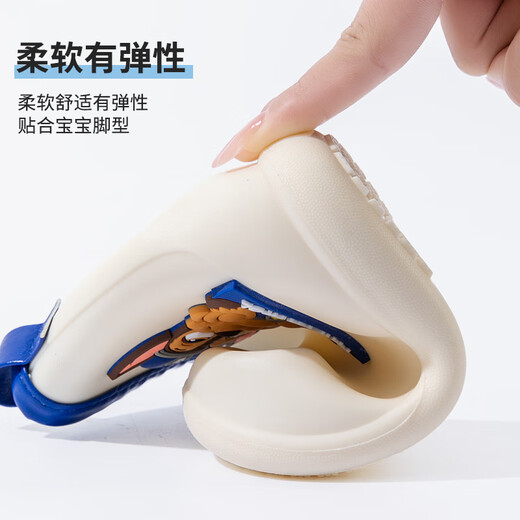 Pig Daddy Children's Rain Boots Boys' Non-Slip Waterproof and Wear-Resistant Girls' Three-dimensional Baby Toddler Cartoon Paw Patrol Rain Boots White 16