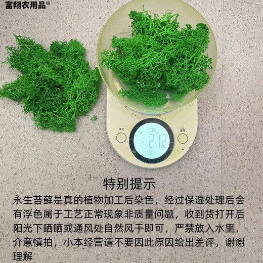 Immortal moss green plant wall moss lawn moss decoration DIY micro landscape white hair moss handmade materials Moss black brown (20g) cannot be put in water