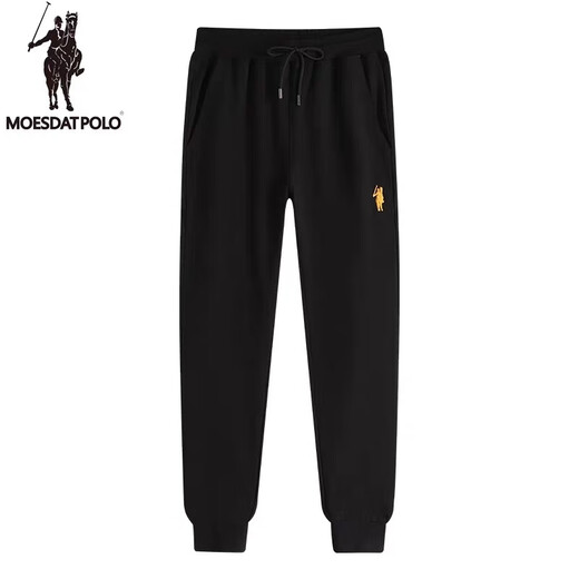 POLO SPORT American Ralph Lauren spring and autumn casual versatile pants loose leg drawstring sweatpants simple sports pants men's pants black M