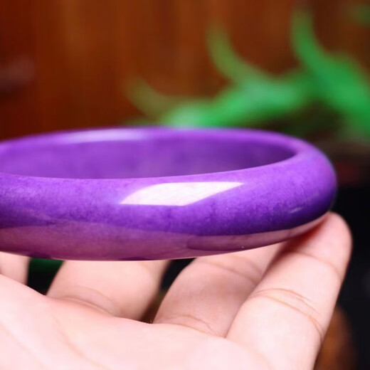 Jinqi Natural American Purple Mica Bracelet Women's Widened and Thickened Original Mineral Purple Mica Bracelet 56