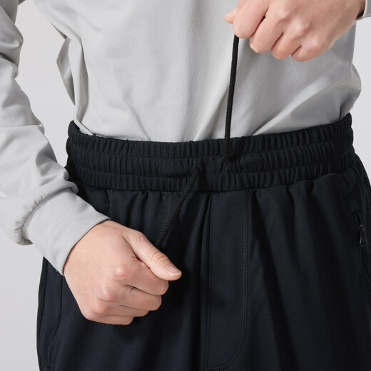 Under Armor casual trousers for men, running training, loose, comfortable and breathable sports pants 1390151 black L