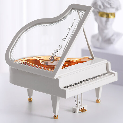 Tatanice Piano Music Box Music Box rotierende Tanzdesktop -Ornamente Mädchen Spielzeug Geben Sie Freundin Student Day Geschenk