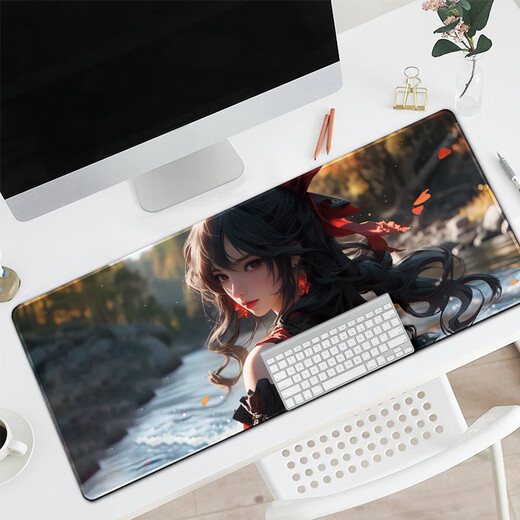 Xingzeji Mouse Pad Super Large Anime Game 2D E-Sports Student Learning Lock Edge Mouse PAD PAUT CHAPPORISÉ ANTÉRÉ COMPTORTING OFFICE DE BURE
