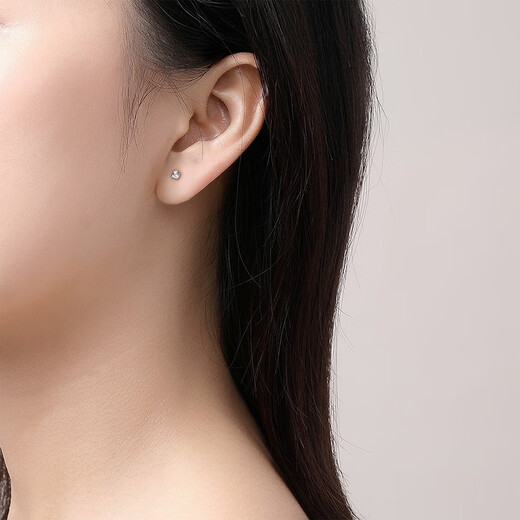 Saturday Fortune Star Earrings S925 Silver Earrings Female Niche Birthday Gift BYGS097441 Pair