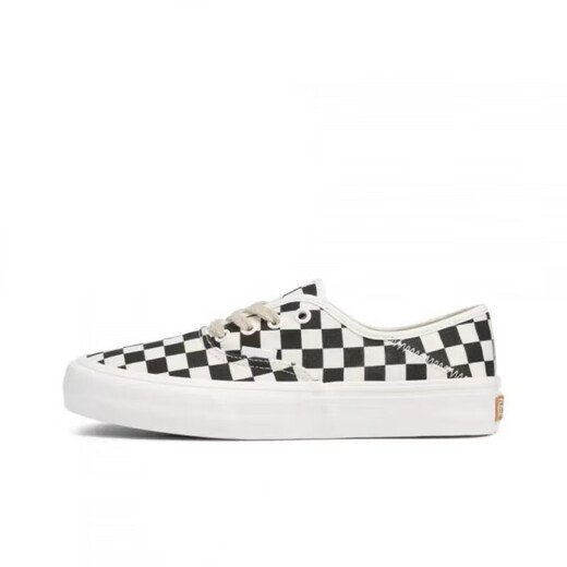 ANAHEIM Black and White Chess Board Classic Retro Men and Women Chaussures de chaussures basses Low Top Poutian SN3879 WS Low Top Checkerboard 35 (la plus demi-taille)
