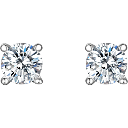 Saturday Fortune Star Earrings S925 Silver Earrings Female Niche Birthday Gift BYGS097441 Pair