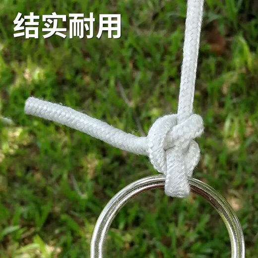 
Lilang thin mesh ice silk hammock outdoor breathable thin mesh hammock adult children hanging basket courtyard swing camping hammock military green-[260*130]