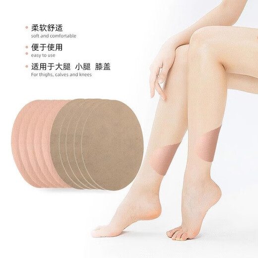 Inner thigh anti-wear patch for men and women, anti-friction fat man's leg guard, fat man's invisible anti-wear artifact, leg-grinding foot patch, anti-wear patch-2 pack-skin color