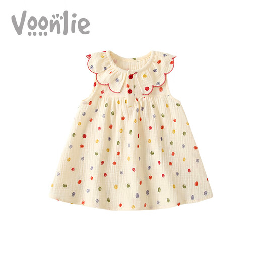 Fanli Girls Robe Summer 2025 Nouvelle robe de princesse pour enfants bébé