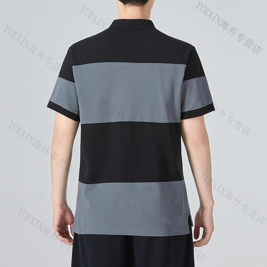 耐克（NIKE）POLO衫短袖翻领夏男士休闲健身刺绣条纹训练上衣运动T恤 FN3897-010 M 120-130斤