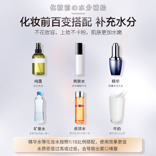 MAGITECH日本注氧仪美容仪器家用补水精华原液导入美容院手持纳米喷雾面部保湿水光 圣诞节礼物礼盒送女友