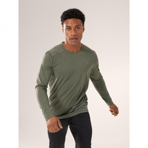 Archaeopteryx Cormac ls Protección solar para hombres seca rápida y transpirable Camiseta de manga larga X9719 Black Gris Negro Heather X00000971 S