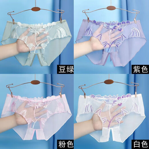 Tulx sexy junge Frauen Unterwäsche Frauen sexy Spitze offener Schritt frei von Shorts Heiße Versuchung T-Shirt 838 Pink 1 L 110-130jin [Jin gleich 0,5 kg]