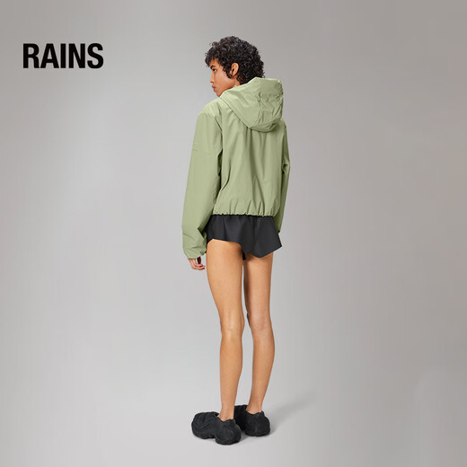 Chaqueta corta de lluvias para hombres y mujeres a prueba de viento chaqueta repelente de agua para hombres y mujeres lohja chaqueta corta/15780 verde claro xs 160/84a (tamaño demasiado grande)