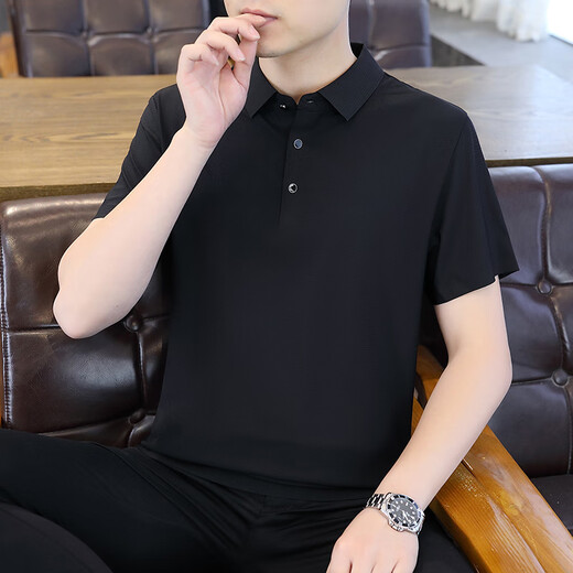 
HUALIN FASHION summer ice silk shirt men's youth trend short-sleeved shirt 6629 gray-green XL (about 120~140 Jin [Jin equals 0.5 kg] can be worn)