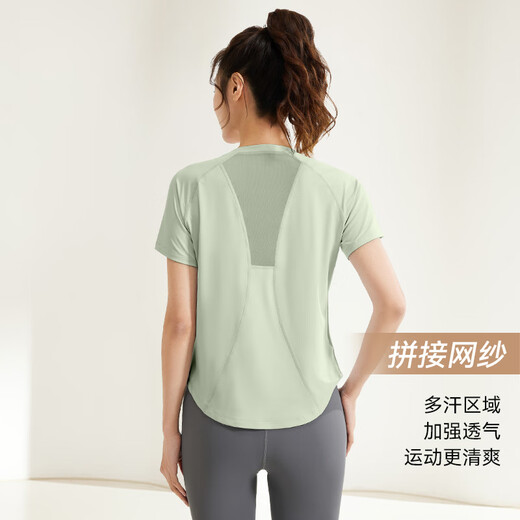 维多利亚旅行者瑜伽服套装女健身服宽松运动套装普拉提训练服瑜伽上衣两件套XL
