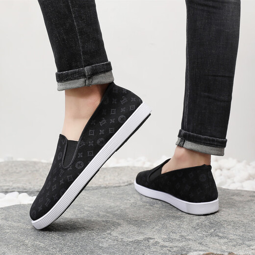 [Big Brand Print] Neuer alter Peking -Stoffschuhe Leichte weiche Sohle komfortable und modische vielseitige atmungsaktiv