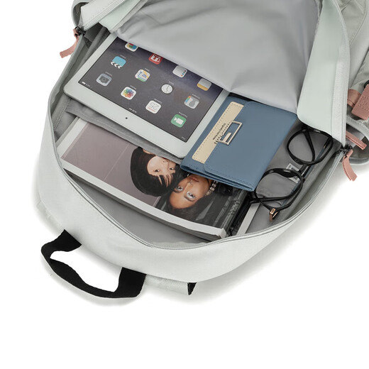 Adidas Rucksack für Männer und Frauen Neue Outdoor Casual Lightweight Student Rucksack Vielseitiger tragbarer Sporttasche JX5008 Miracle Silver Misc