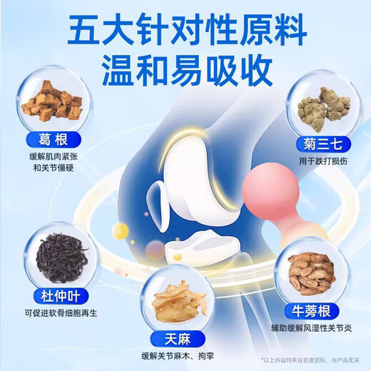 北京同仁堂天麻杜仲叶平卧菊三七通络片天麻三七通络片中老年关节疼痛养护 1瓶 120片【体验款】