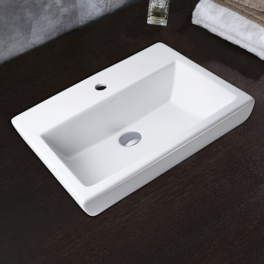 
KOHLER (KOHLER) 2025 new Kohler Basin, Paramount Fashion Inlaid Hand Washing Basin Ceramic Counter Basin, K-14 14715X-1-0 Single Hole