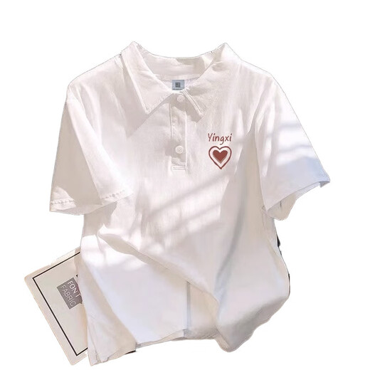 Hualin Fashion Sommer Hong Kong Style Shirt Herren Design Touch Shirt Halbärmelige Top [3895*Wasp] -White M Empfohlen 80-110jin [Jin gleich 0,5 kg]