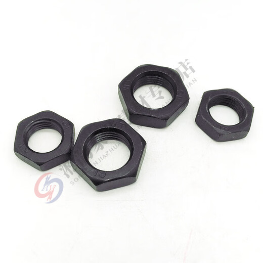 XMSJ10.9级细牙薄螺母 扁螺母GB6173 M10M12M16M20M24M30*1.25x M8*1(10只)