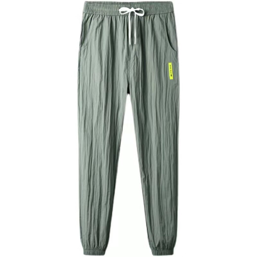 Joeone Summer Ice Seide Casual Hosen Herren loser und evergrande schnell trocknende dünne Sporthosen Atmungsaktivem Sommer 838 Blau + 838 Grau [zweiteiler] 3xl [150-165Jin [Jin gleich 0,5 kg]]