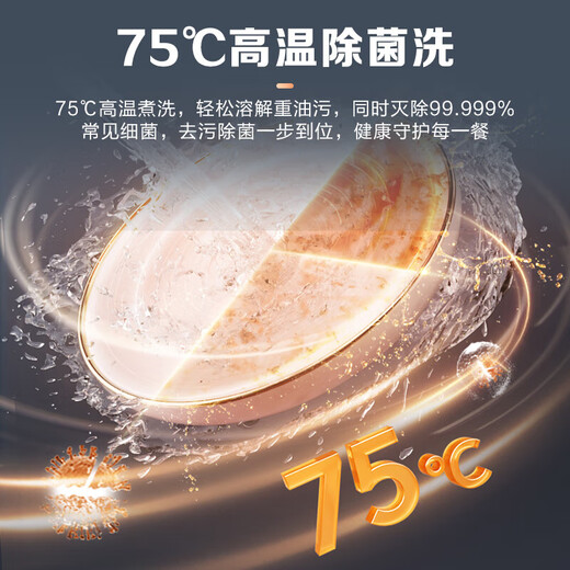 Midea UP2 Pro desktop dishwasher 5+1 set wall-mounted embedded household first-class water efficiency Samsung disinfection patented mother and baby washing hot air drying washing, drying and storage all-in-one machine 20% national subsidy six-year repair guarantee