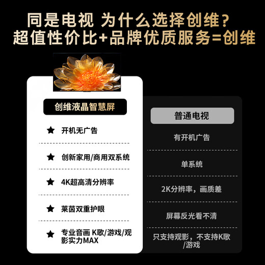 Skyworth TV 55BC20E 55-inch 4K eye-protecting ultra-thin full screen, no ads on startup, conference and hotel household LCD flat-panel TV all-in-one, trade-in