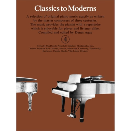 预订Classics To Moderns 4[9780860014065]