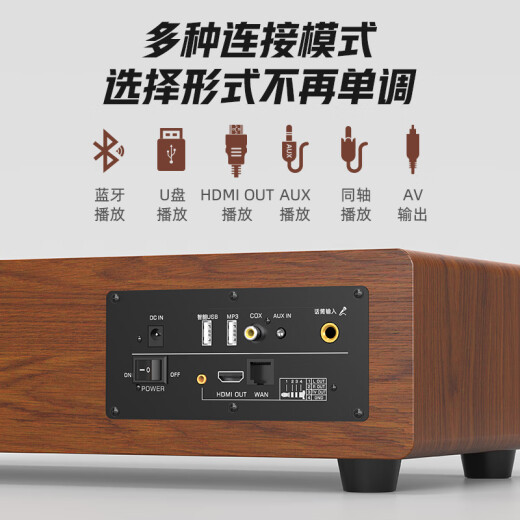 山水C50家庭ktv音响套装家用卡拉ok一体机连接电视桌面专业唱歌点歌专用大功率高音质蓝牙音箱低音炮