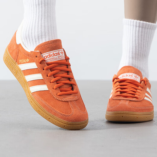 Adidas (adidas) Chaussures masculines de trèfle et chaussures pour femmes 25 Nouvelles chaussures t-toe Low Top Fashion Spezial Sports Boîte chaussures décontractées IG6191 35.5