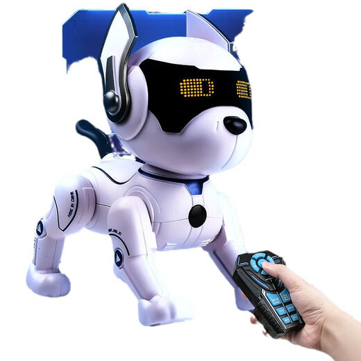 CHILLY's Wangwang Team Sense inteligente Dancing Robot Control de voz Control remoto Programación de acrobacias Robot perro Boy Toy Dog K16 Programación Dog de acrobacias Dog