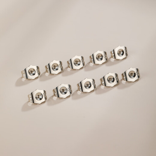 XUPING Xuping jewelry ear plugs, ear caps, ear plugs, ear studs, alloy accessories, rear plugs, short silicone ear plugs, 30 pairs