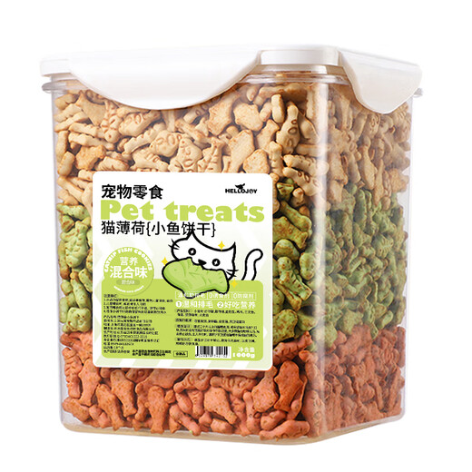 HELLOJOY Cat Snacks Mint Cat Grass Biscuits 1000g Cat Molar Sticks for Adults and Kittens to Gain Weight, Clean Teeth, Kitten Nutritional Hair