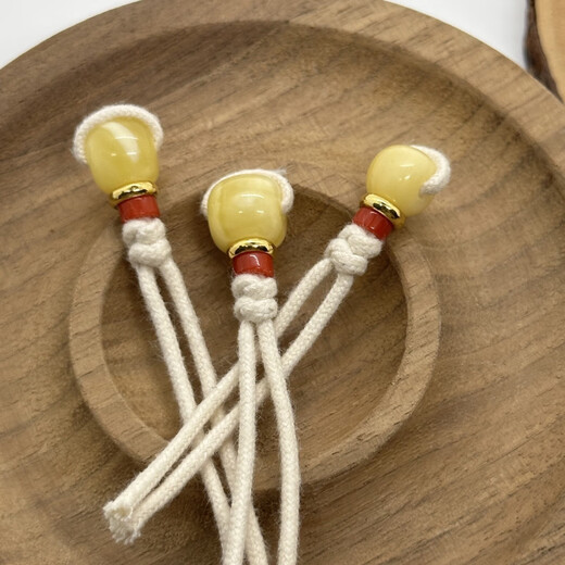 Fat Donglai's same style beeswax tee, natural Russian material, beeswax old style tee, star and moon, Bodhi Buddha head, accessories tee, 12mm