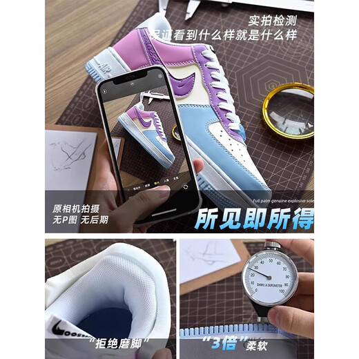 ZLZP classic sneakers for men Air Force One 2025 autumn new aj thick sole heightening casual shoes fashion sports shoes for men black and white diamonds full of stars flagship quality + SF Express 42