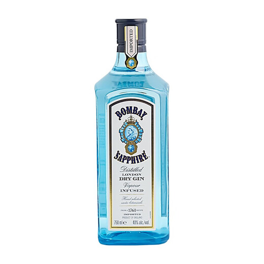孟买蓝宝石洋酒 金酒 伦敦干毡酒 杜松子露酒BOMBAY SAPPHIRE GIN 孟买蓝宝石+添加利