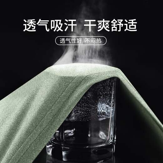 Allen Burton running long-sleeved men's autumn sports T-shirt quick-drying round-neck bottoming shirt outdoor training fitness cycling top green elastic breathable moisture absorption L