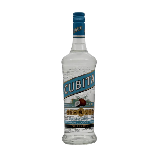 Gubeta Rum CUBITA RUM Original imported base wine, foreign wine, white rum, black rum 151 rum 700ML Coconut flavor rum 750mL