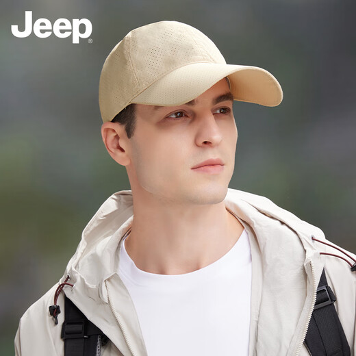 吉普（JEEP）帽子男棒球帽夏季网眼速干遮阳帽男女士鸭舌帽运动休闲登山太阳帽