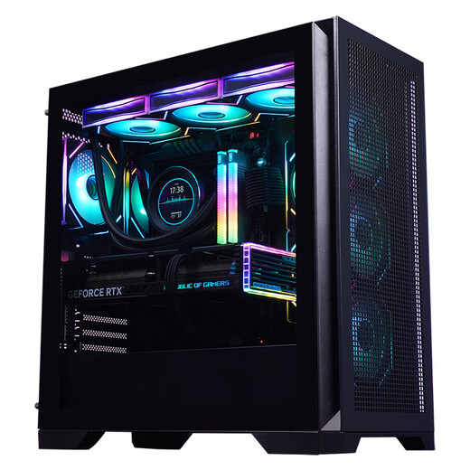 Xianma Yanzhishen boîtier d'ordinateur de bureau en maille côté en verre refroidissement anti-poussière ATX châssis M-ATX maille carrée/refroidissement par eau 360/12 positions de ventilateur/maille Yanzhishen anti-poussière sur trois côtés (noir)