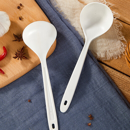 Youao disposable spoons, 20 large soup spoons, ramen takeaway packaging spoons, high temperature resistant food grade