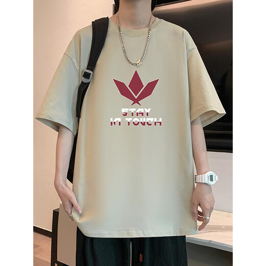 Woodpecker (TUCANO) teenager pure cotton short-sleeved T-shirt for men 2025 new summer junior high school top boy high school clothes men 1B21-683 black + 682 black 2XL 145-160Jin [Jin equals 0.5 kg]