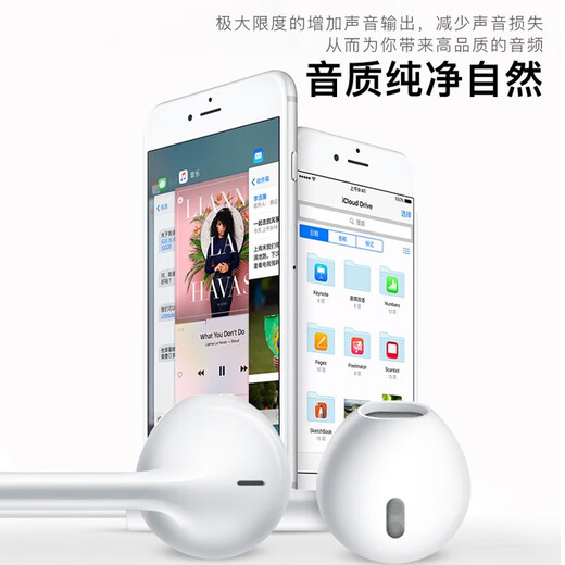 AMKE adapts to Apple wired headphones wire-controlled Type-C/Lightning interface in-ear original Huawei/Xiaomi ipad/iPhone15/16promax official authentic 15/16 series C-port headphones